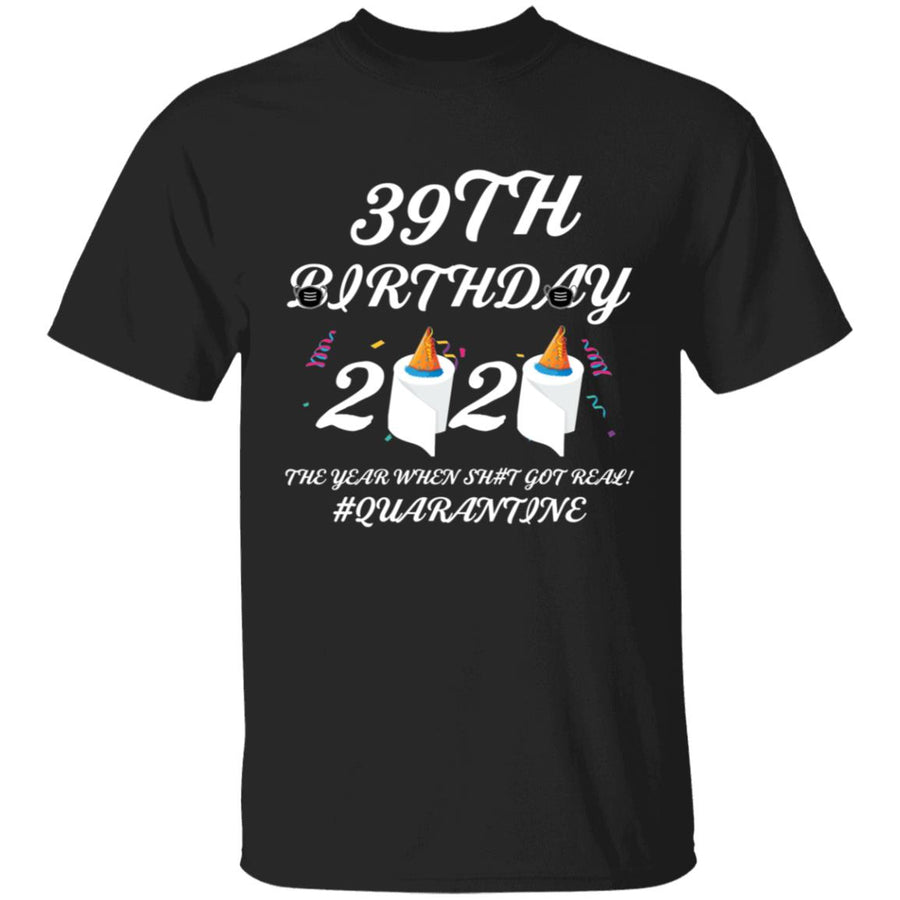 39 th Birthday The Year When Shit Got Real Quarantine-25