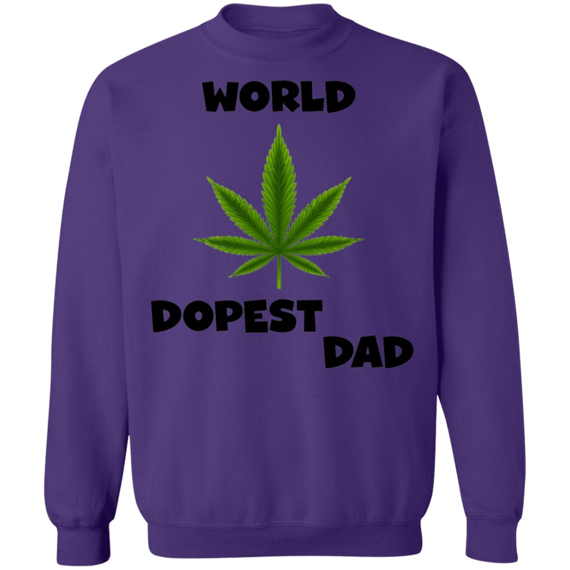Worlds dopest dad happy father's day 2020-01 G180 Crewneck Pullover Sweatshirt  8 oz.