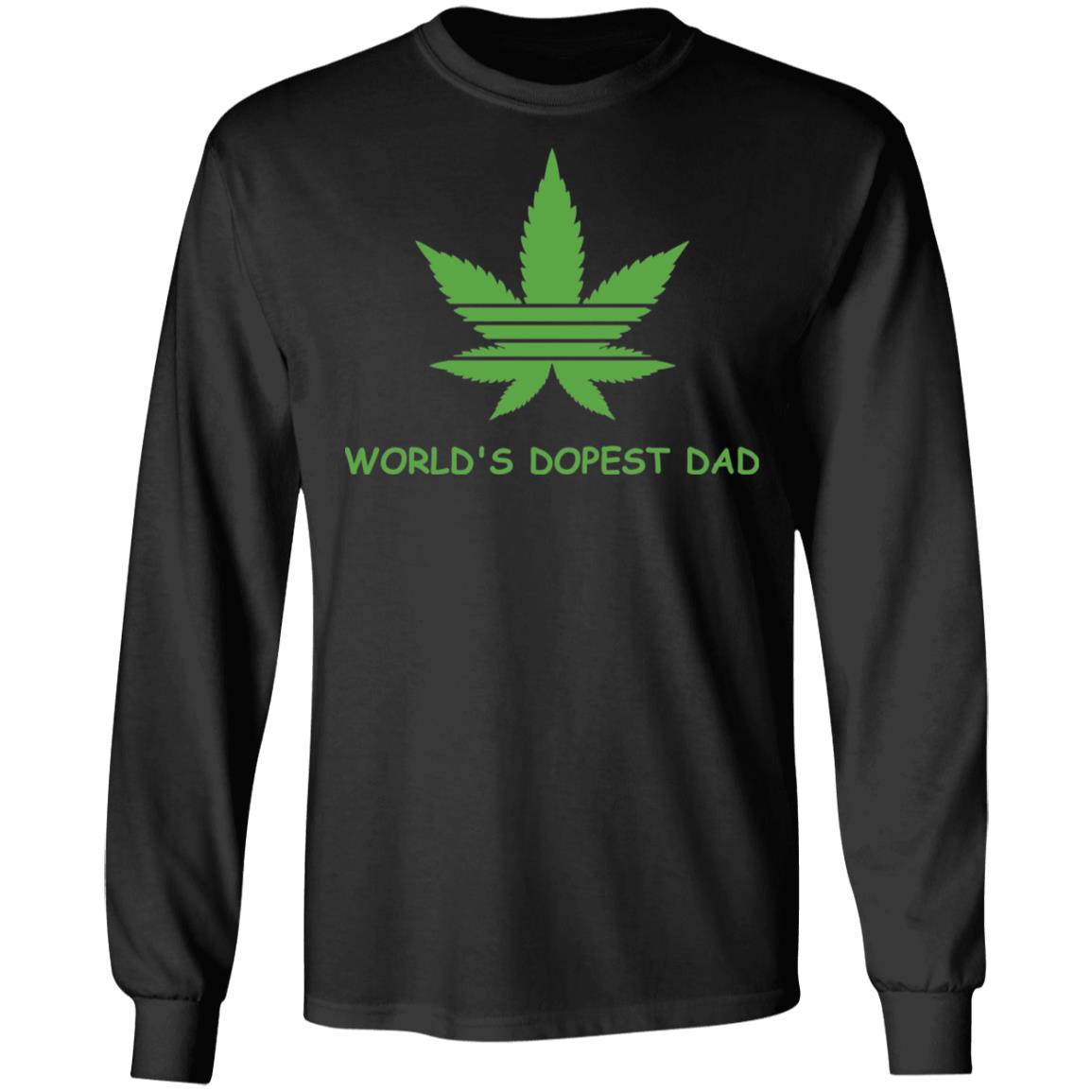 World's dopest dad-01 G240 LS Ultra Cotton T-Shirt