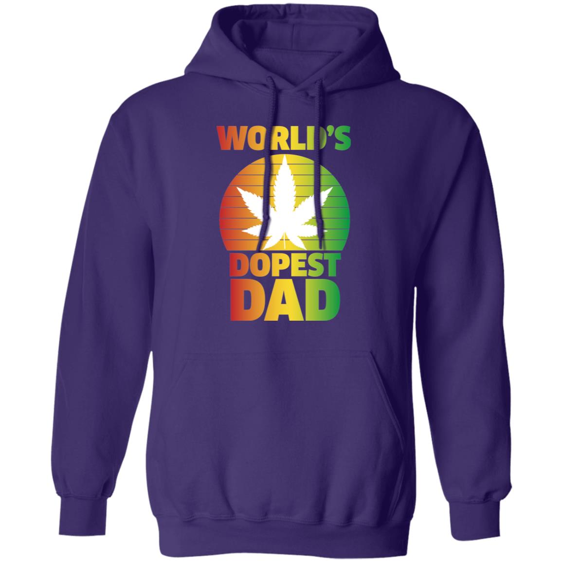 Worlds dopest dad-01 G185 Pullover Hoodie 8 oz.