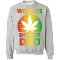Worlds dopest dad-01 G180 Crewneck Pullover Sweatshirt  8 oz.