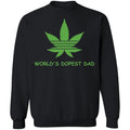 World's dopest dad-01 G180 Crewneck Pullover Sweatshirt  8 oz.