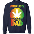 Worlds dopest dad-01 G180 Crewneck Pullover Sweatshirt  8 oz.