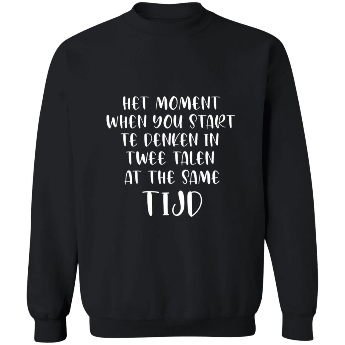 Het moment when you start the denken G180 Crewneck Pullover Sweatshirt  8 oz.