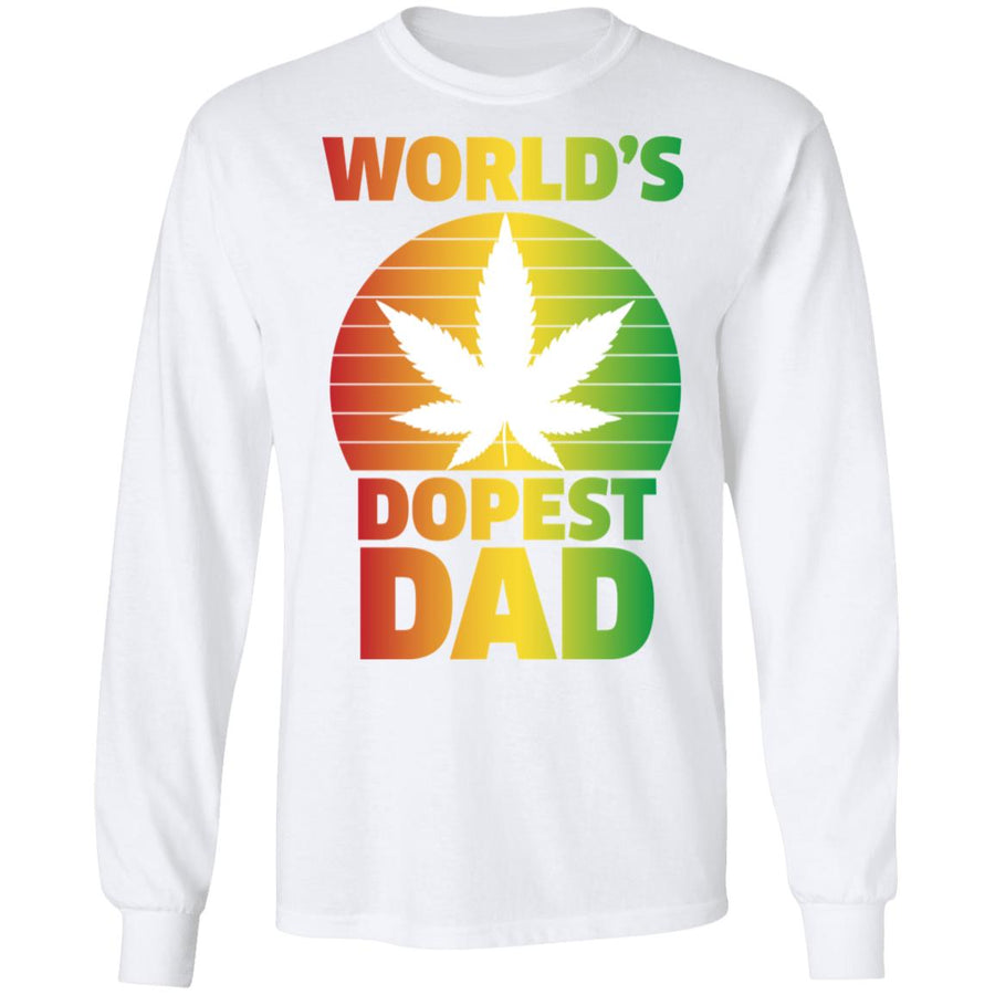 Worlds dopest dad-01 G240 LS Ultra Cotton T-Shirt