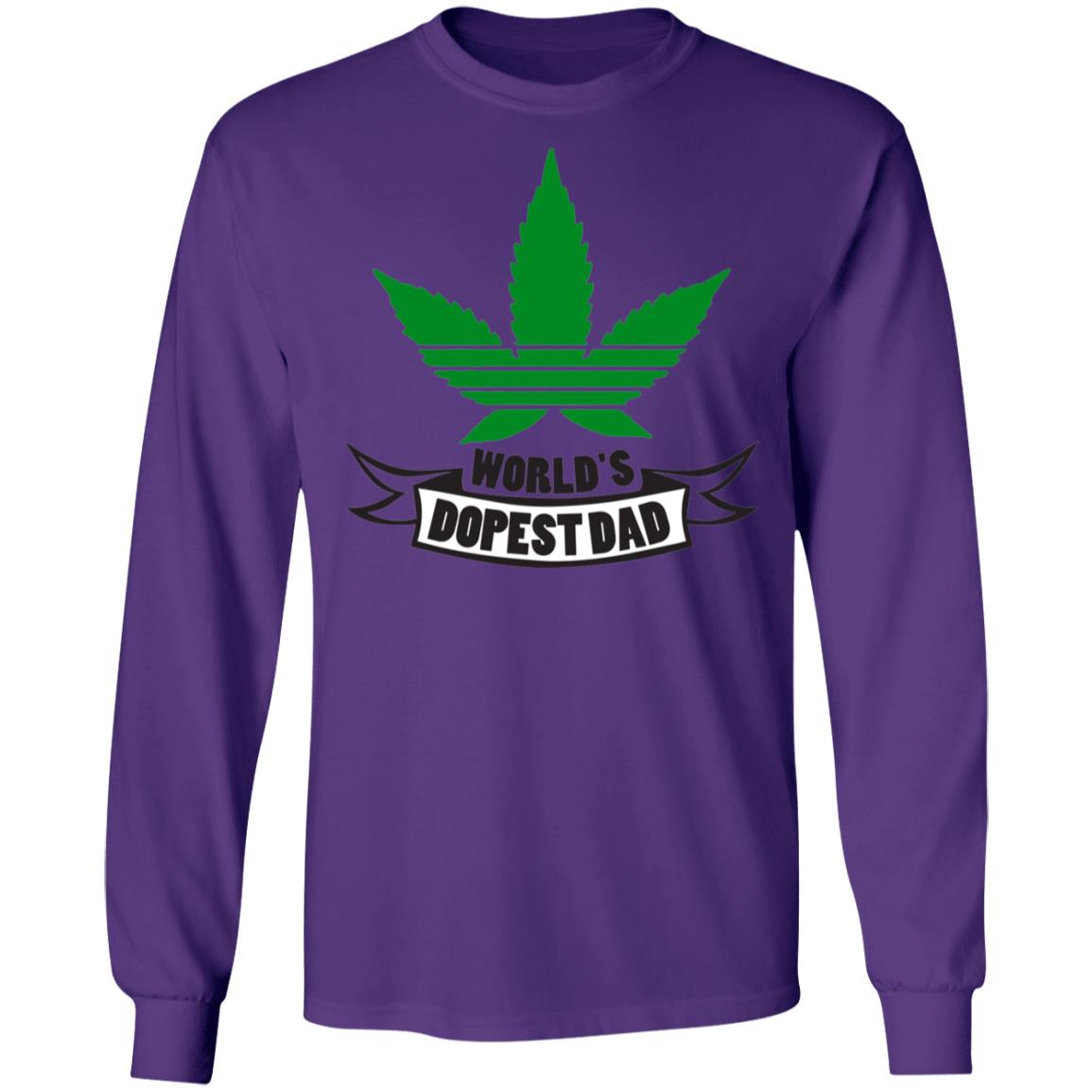 Worlds dopest dad-01 G240 LS Ultra Cotton T-Shirt