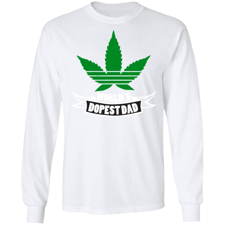 Worlds dopest dad-01 G240 LS Ultra Cotton T-Shirt