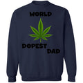 Worlds dopest dad happy father's day 2020-01 G180 Crewneck Pullover Sweatshirt  8 oz.