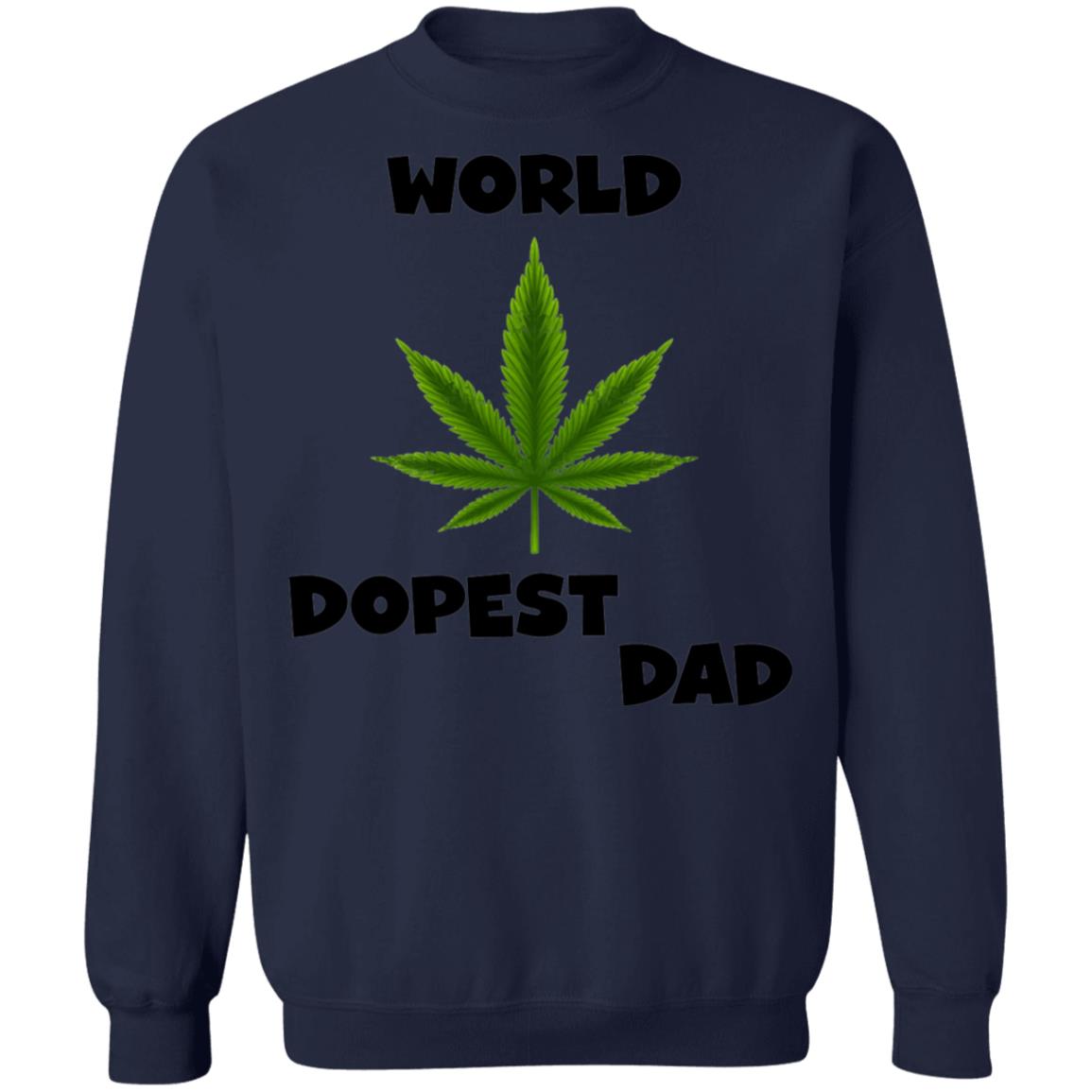 Worlds dopest dad happy father's day 2020-01 G180 Crewneck Pullover Sweatshirt  8 oz.