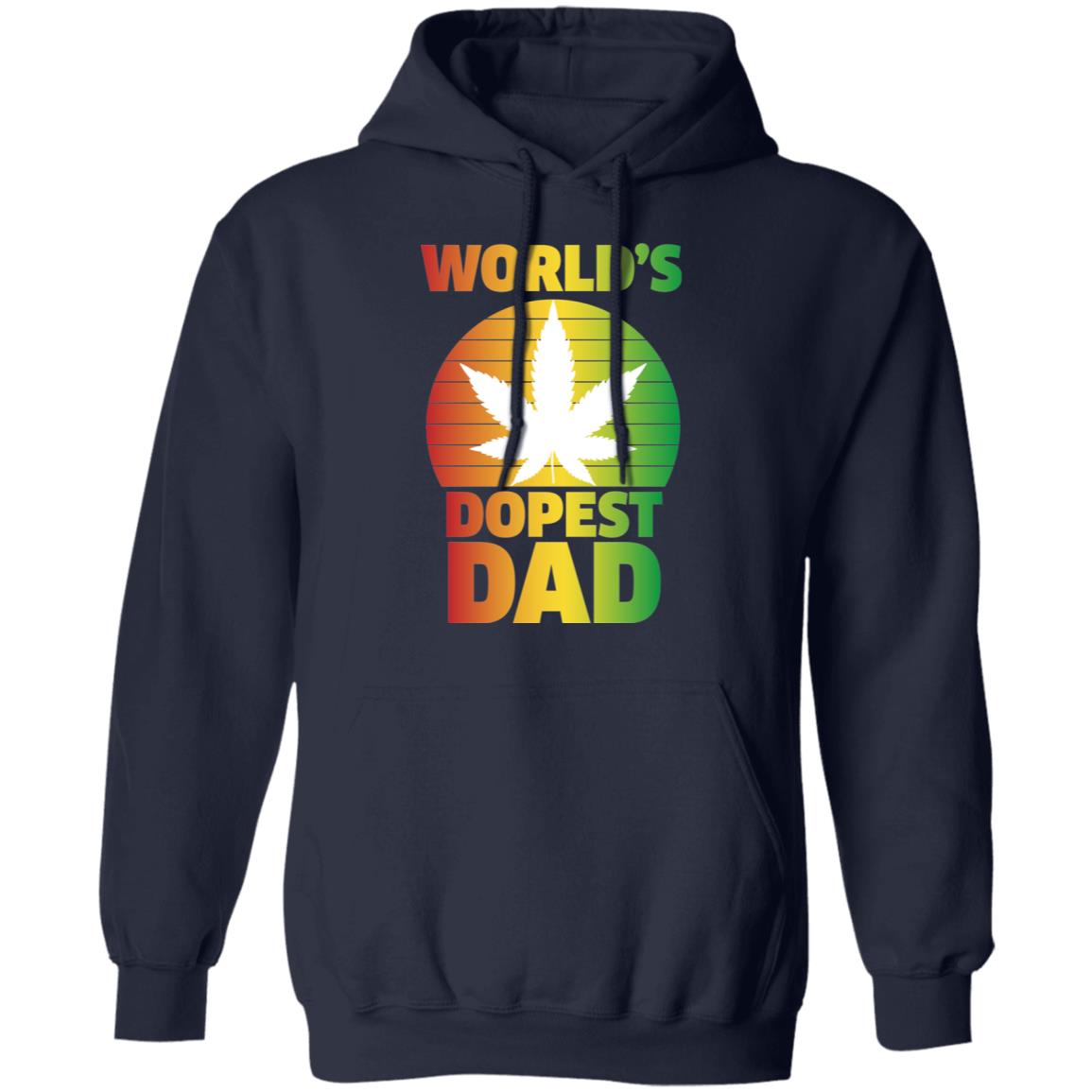 Worlds dopest dad-01 G185 Pullover Hoodie 8 oz.