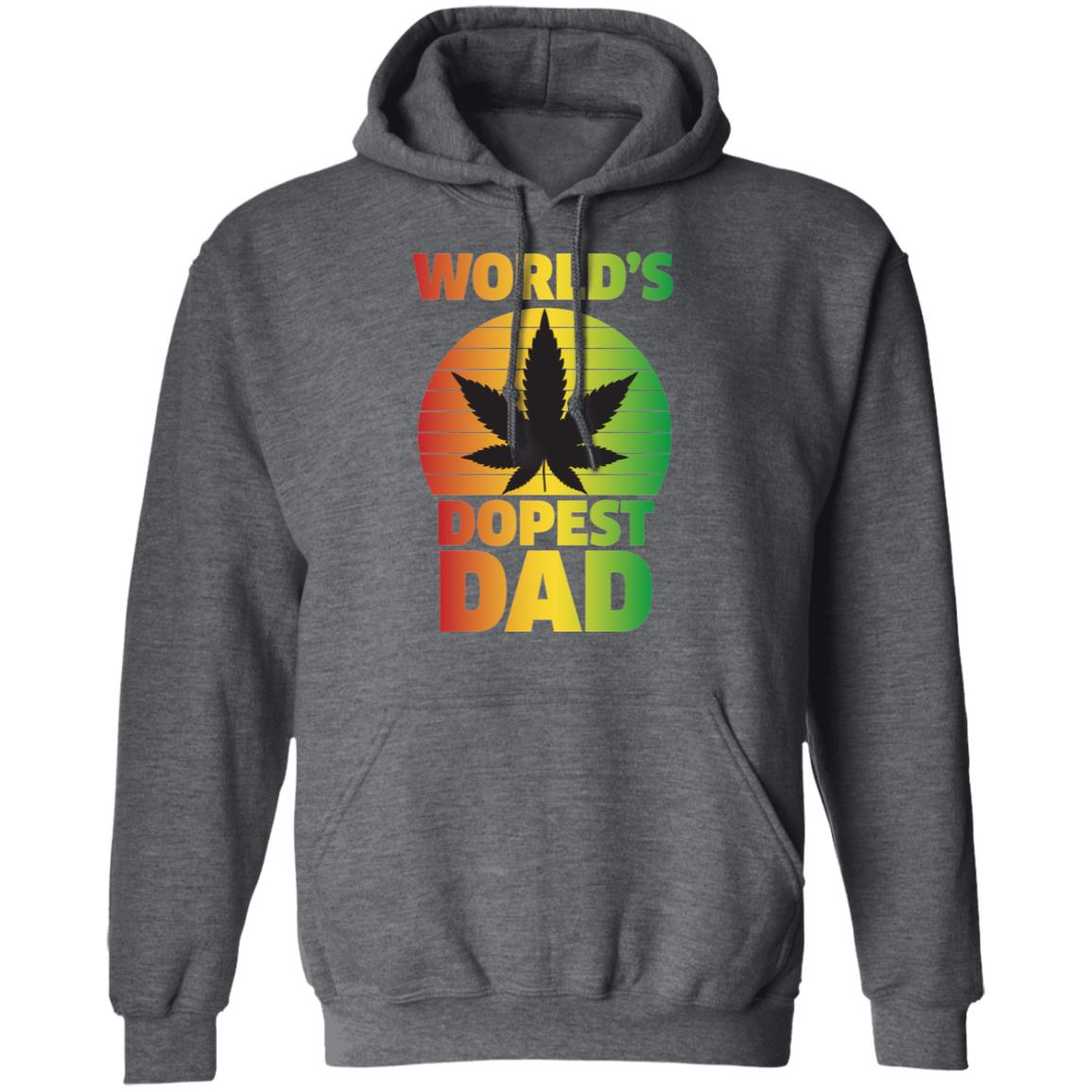 Worlds dopest dad-01 G185 Pullover Hoodie 8 oz.