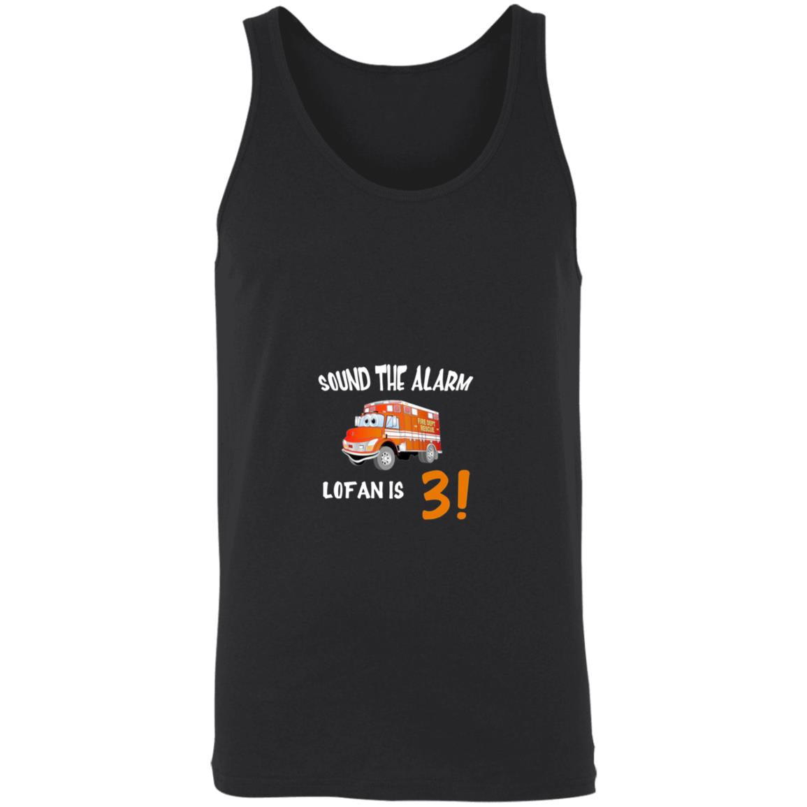 Sound the alarm logan is 3 3480 Unisex Tank
