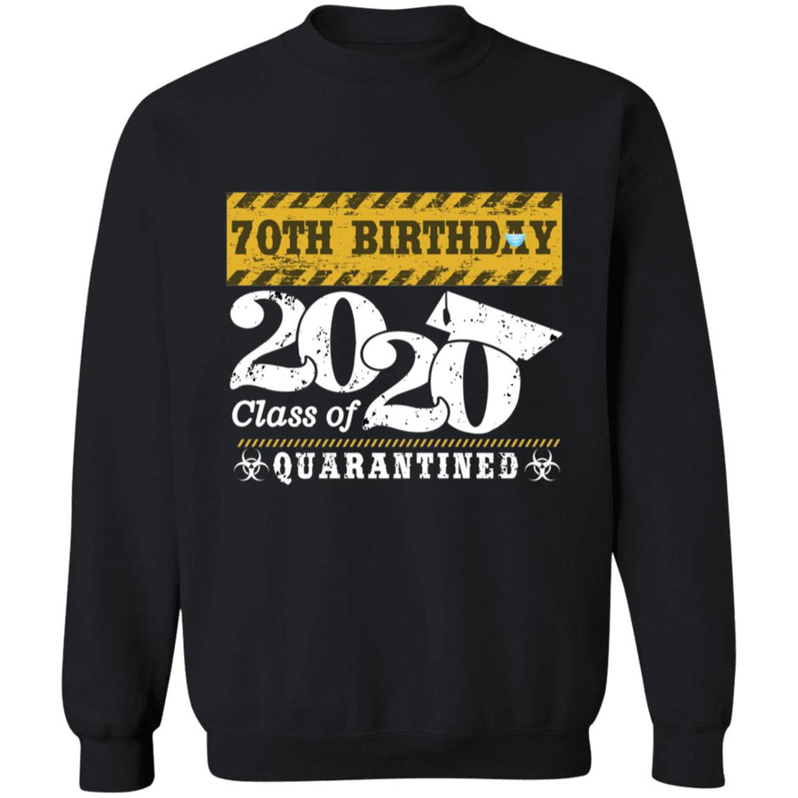 70th Birthday Class of 2020 Quarantined-50 G180 Crewneck Pullover Sweatshirt  8 oz.