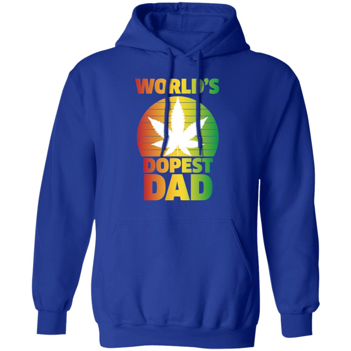 Worlds dopest dad-01 G185 Pullover Hoodie 8 oz.