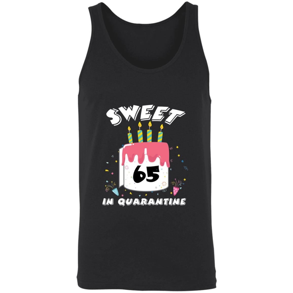 Sweet 65 Birthday in Quarantine-48 3480 Unisex Tank