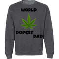 Worlds dopest dad happy father's day 2020-01 G180 Crewneck Pullover Sweatshirt  8 oz.
