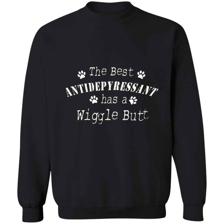 Best Antidepressant has a wiggle butt G180 Crewneck Pullover Sweatshirt  8 oz.