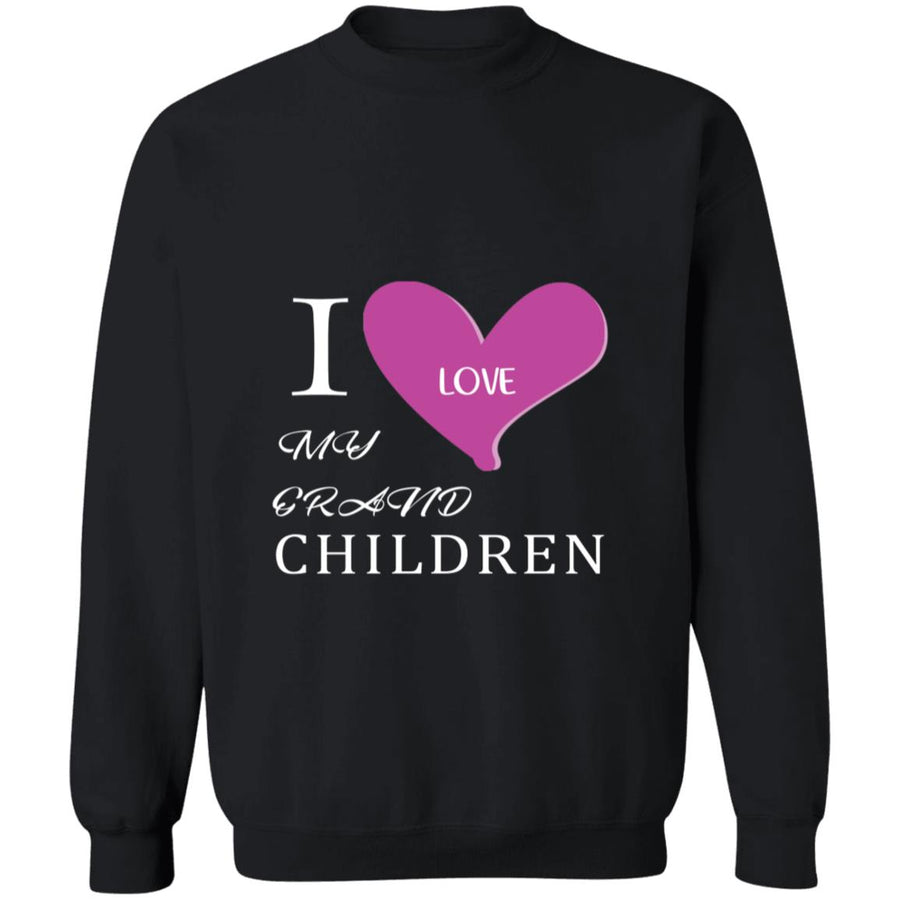 i love my grandchilren G180 Crewneck Pullover Sweatshirt  8 oz.
