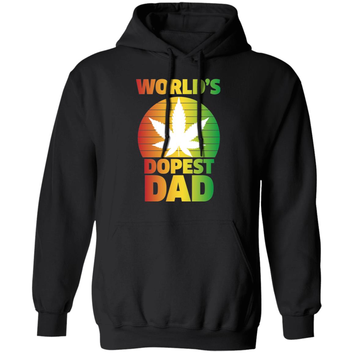 Worlds dopest dad-01 G185 Pullover Hoodie 8 oz.