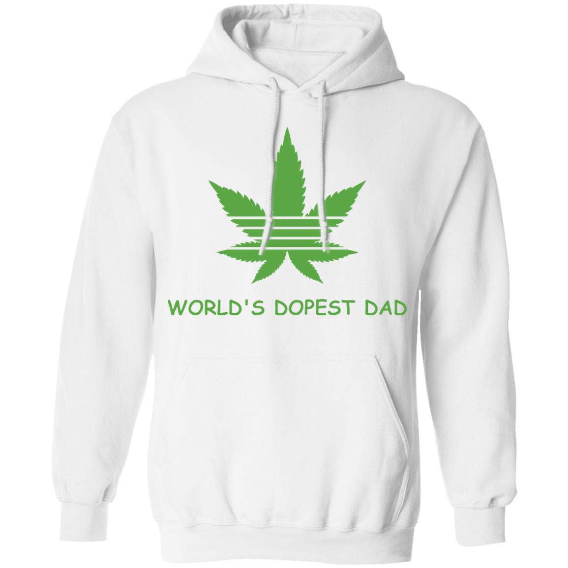 World's dopest dad-01 G185 Pullover Hoodie 8 oz.