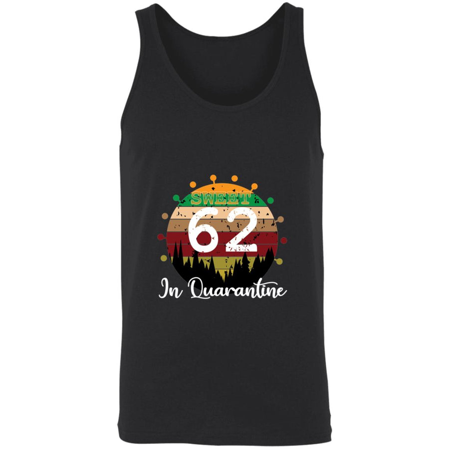Sweet 62 Birthday in Quarantine-45 3480 Unisex Tank