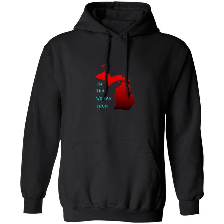 That woman from michigan G185 Pullover Hoodie 8 oz.