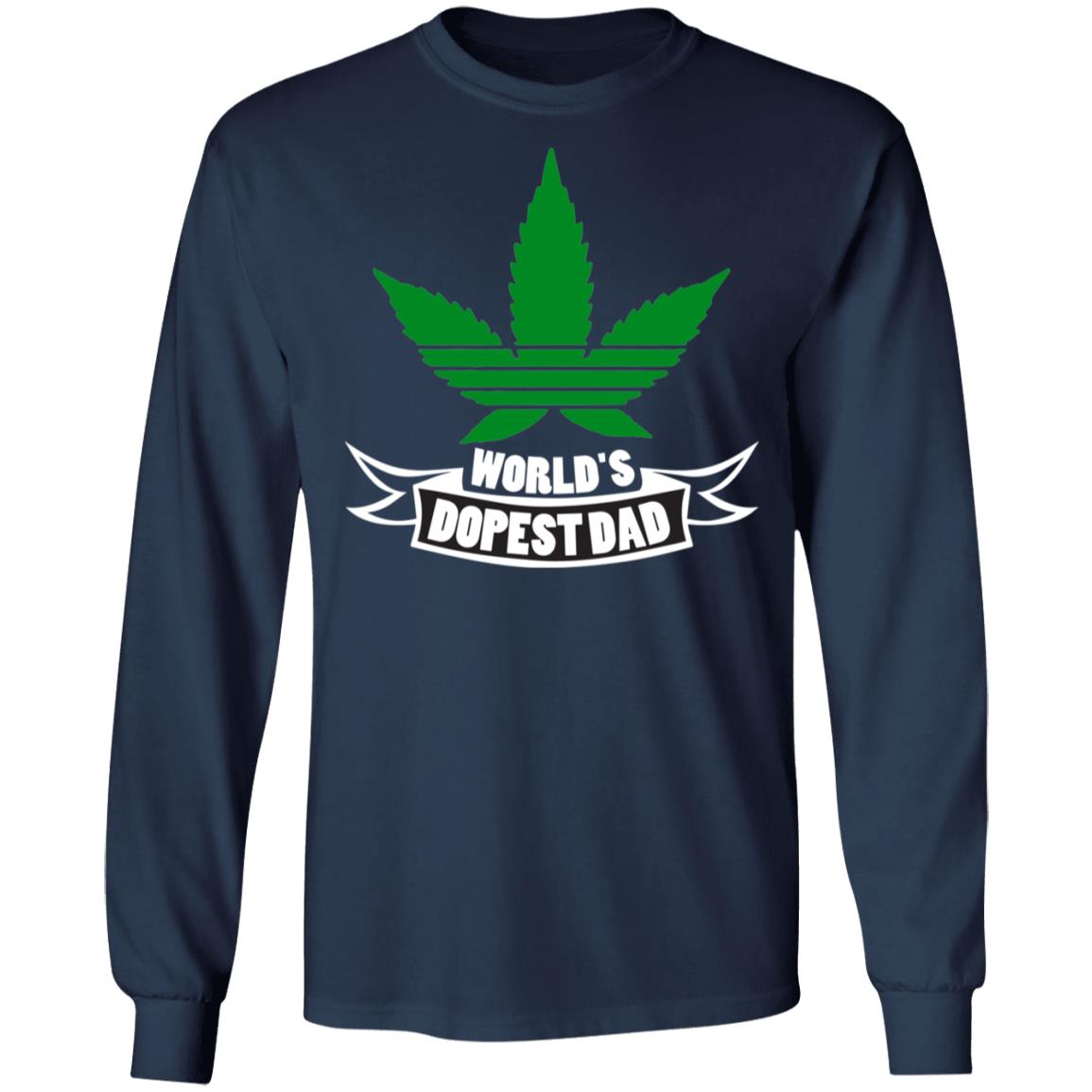 Worlds dopest dad-01 G240 LS Ultra Cotton T-Shirt